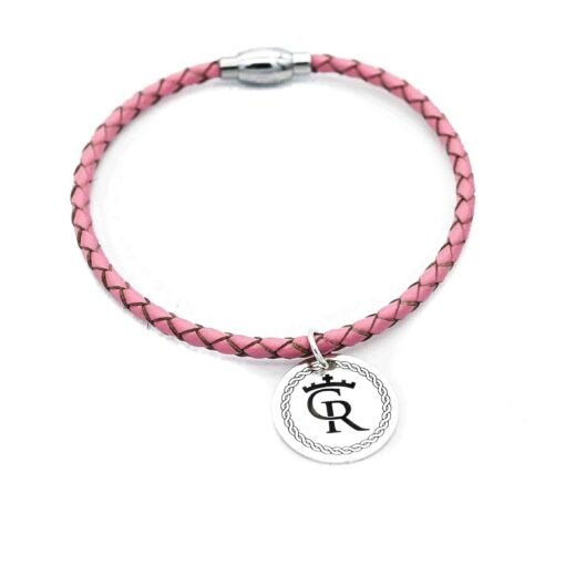 Pulsera cuero chapa personalizada