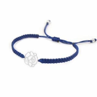 PULSERA MACRAME Y PLAT