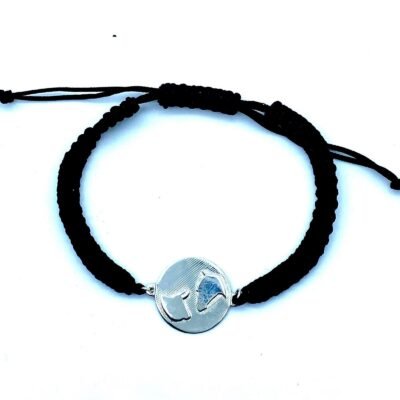 PULSERA PLATA BAJO RELIEVE