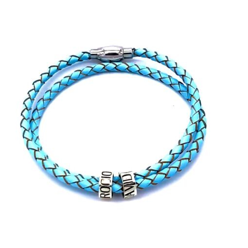 pulsera cuero y aros mujer 2